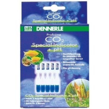 Dennerle Profi-Line CO2 dlouhodobý test Correct speciální indikátor 5 ampulí