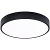 Stropné Svietidlo LED stropné svietidlo, stropná lampa, panel na povrch, okrúhly, čierny, 30W, 40cm
