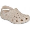 Crocs Nazuvky Classic Animal Glitter Clog K Béžová