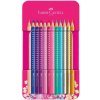 Faber-Castell pastelky Sparkle / set 12 ks (trojhranné farebné ceruzky)