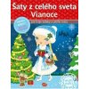 Šaty z celého sveta VIANOCE - Kniha samolepiek - Charlotte Segond-Rabilloud