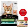 Pro Plan Cat Sterilised Renal Plus s lososom 10 kg + Gourmet Gold paštéta s lososom 12 × 85 g