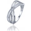 MINET JMAN0560SR - Strieborný diamantový prsteň 63 mm