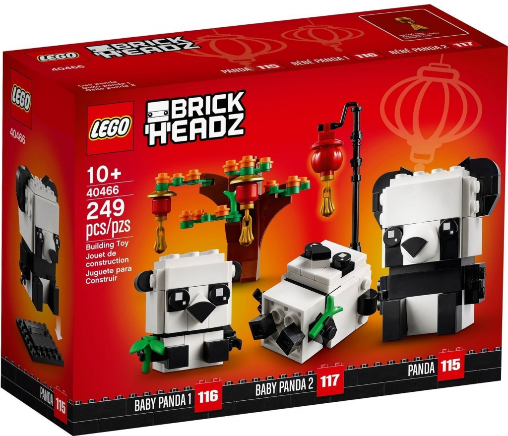 LEGO® BrickHeadz 40466 Čínske novoročné pandy