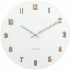 LAVVU White Veľké biele drevené hodiny