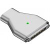 AppleKing nabíjacia redukcia s LED indikáciou - USB-C na MagSafe 3 pre MacBook - strieborná - možnosť vrátiť tovar ZADARMO do 30tich dní