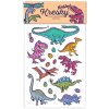 Kresky dočasné tetovanie Dinosaury