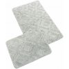 Bellatex Kúpeľňová sada Bany Silver 60 × 100 cm + 60 × 50 cm 425/002 svetlosivá