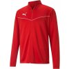 Pánska mikina Puma, TEAMRISE TRAINING POLY JACKET červená,biela S
