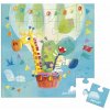 Janod Blahoželanie k narodeninám s puzzle Let balónom