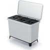 Odpadkový koš Prosperplast SYSTEMA 3x10l popelavý