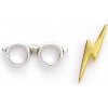 Carat Shop Stříbrné náušnice Harry Potter Blesk a brýle SE0176