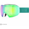 uvex Epic attract okuliare, white dl/fm green-orange