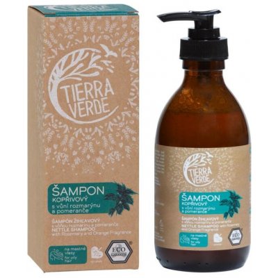 Tierra Verde Šampón Žihlavový s vôňou rozmarínu a pomaranča 230 ml