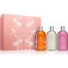 Molton Brown Floral & Citrus Molton Brown Fiery Pink Pepper sprchový gél 300 ml + Molton Brown Flora Luminare osviežujúci sprchový gél 300 ml + Molton Brown Oudh Accord&Gold osviežujúci sprchový gél 3