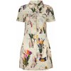 Dámske krátke šaty DESIGUAL biele S Bianco