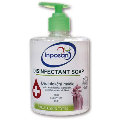 Inposan tekuté mydlo dezinfekčné s pumpičkou 500 ml