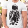 Tričko s potlačou ASTRONAUT PUNKSTER Pánsky Biela XS