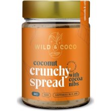 WILD&COCO BIO Kokosová nátierka s kešu a kakaovými boby 300 g