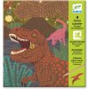 Kreatívna sada obrázky na vyškrabovanie z vosku Dinosaury Djeco od 6 rokov