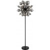 Globo | Globo 15633SS - Stojacia lampa UDO 6xE14/25W/230V čierna/dymová | GL8604