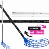 Unihoc UNILITE MAX TITAN 26 blue OVAL EDT čierna / modrá, Ľavá (ľavá ruka dole), 104cm (=114cm)