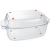 Pekáč s poklopom GrandCHEF 40 x 26 cm, sklenený