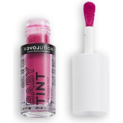 Revolution Relove Baby Tint Lip & Cheek rúž a lícenka 2v1 1.4 ml fuchsia
