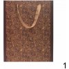 Darčeková taška M 26x32x12cm hnedá 247761H - Taška darčeková