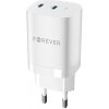 Rychlonabíječka do sítě Forever TC-05-35CC GaN PD 2x USB-C 35W bílá