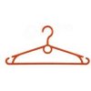 Plastový vešiak/plastové ramienko na šaty, šírka 40 cm, otočný hák, oranžový, 1 ks
