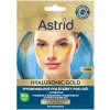 Astrid hydrogelové vankúšiky pod oči HYALURONIC GOLD Omladzujúce 1 pár
