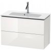 DURAVIT L-CUBE Compact skrinka pod umývadlo biela lesklá, LC625702222