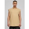UC Men Open sleeveless T-shirt in beige krémová