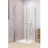 RADAWAY EOS KDJ B 80L x 80cm ľavý sprchový kút štvorcový, profil chróm, sklo číre, 137413-01-01L