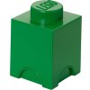 LEGO® Úložný box 12,5 x 12,5 x 18 cm tmavě zelená