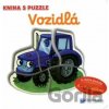 Kniha s puzzle: Vozidlá - Vera Bruggemann