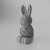 Zajačik LUMIO – svietiaca veľkonočná dekorácia Farba: Šedá