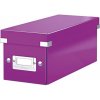 Leitz Krabice na CD Click & Store, Purpurová