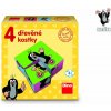 Dino obrázkové kostičky Krteček 4 kostky