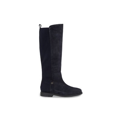 Tommy Hilfiger čižmy vo vojenskom štýle Tommy Essentials Longboot FW0FW07476 modrá