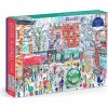 GALISON Puzzle Vianoce v Greenwich Village 1000 dielikov