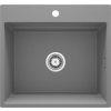 DEANTE DEANTE - Magnetic metaliclá šedá - Granitový drez, jednokomorový ZRM_S10A