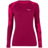SALEWA CRISTALLO WARM Dámske termo tričko red Farba: RUŽOVÁ, Veľkosť: M