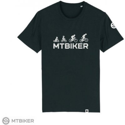 MTBiker MTB Evolúcia tričko čierne