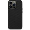 Kryt na mobil Epico Hybrid Carbon kryt pre iPhone 14 Pro Max s podporou uchytenia MagSafe - čierny (69510191300002)