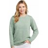 Vlnka Dámsky Supersoft Merino sveter s okrúhlym výstrihom tyrkysová veľkosti oblečenia S