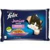 Felix Fantastic Junior kapsičky pre mačiatka kura, losos v želé 4x 85 g
