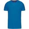 Kariban Tričko K356, krátký rukáv, pánské COT20K356i4305-tropical bl 2XL Modrá tropical