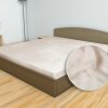 SLEEPWELL Prestieradlo SLEEP WELL - mandlová svetlobéžová Mikroplyš 90x200 cm